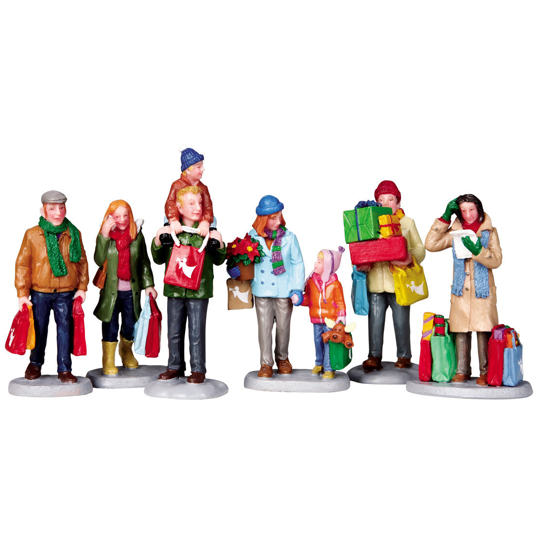 LEMAX Holiday Shoppers, set of 6 #92683